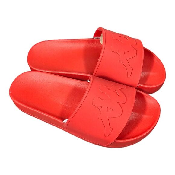 Kappa Authentic Caius 2 Unisex SZ 4 slides Red A1J Beach Vacation - Picture 4 of 8